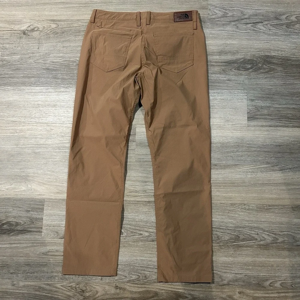 The North Face Khaki Sprag 5-Pocket Nylon Blend Pants Men's Size 34X32 NF0A3BE3